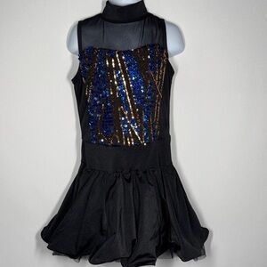 Weissman Drop Waist Sequin Flounce Dress (Style #12418)